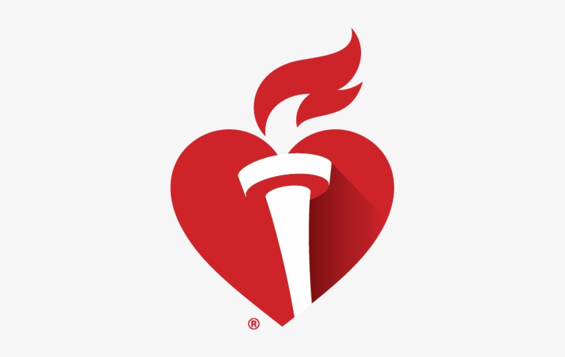 American Heart Association New Logo, transparent png #3866973