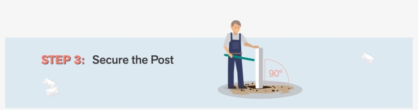 Once The Post Is Placed In The Hole, The Laser Level - Standing, transparent png #3867316
