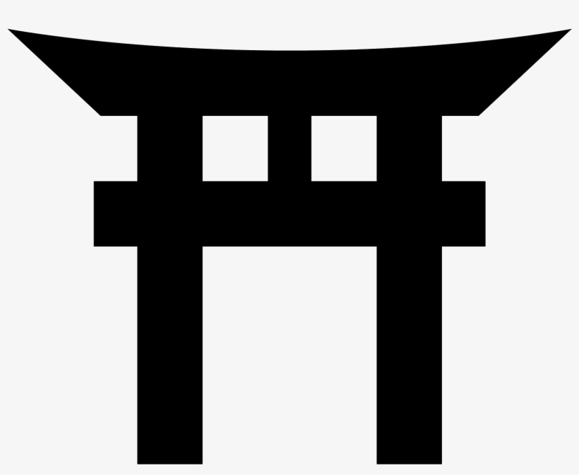 It Looks Like An Entrance To A Gateway, Like A Tree - Shintoism Symbol Png, transparent png #3867349