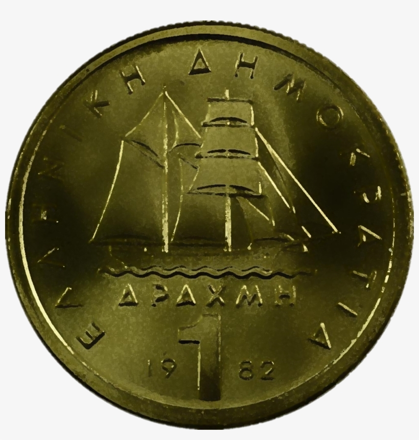Kanaris Was Celebrated By The Greek Independence Movement - 1 Draxme, transparent png #3867549