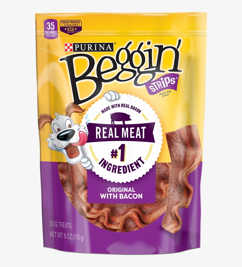Beggin' Strips Bacon Dog Treats - Dog Treats, transparent png #3867555