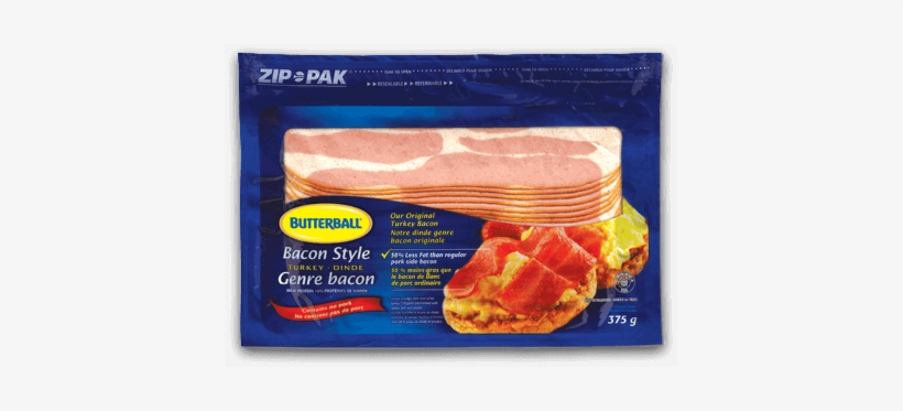Original Bacon Style Turkey - Butterball Bacon Style Turkey, transparent png #3867580