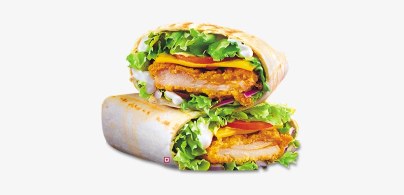 Mcspicy Chicken Wrap - Fast Food, transparent png #3867581