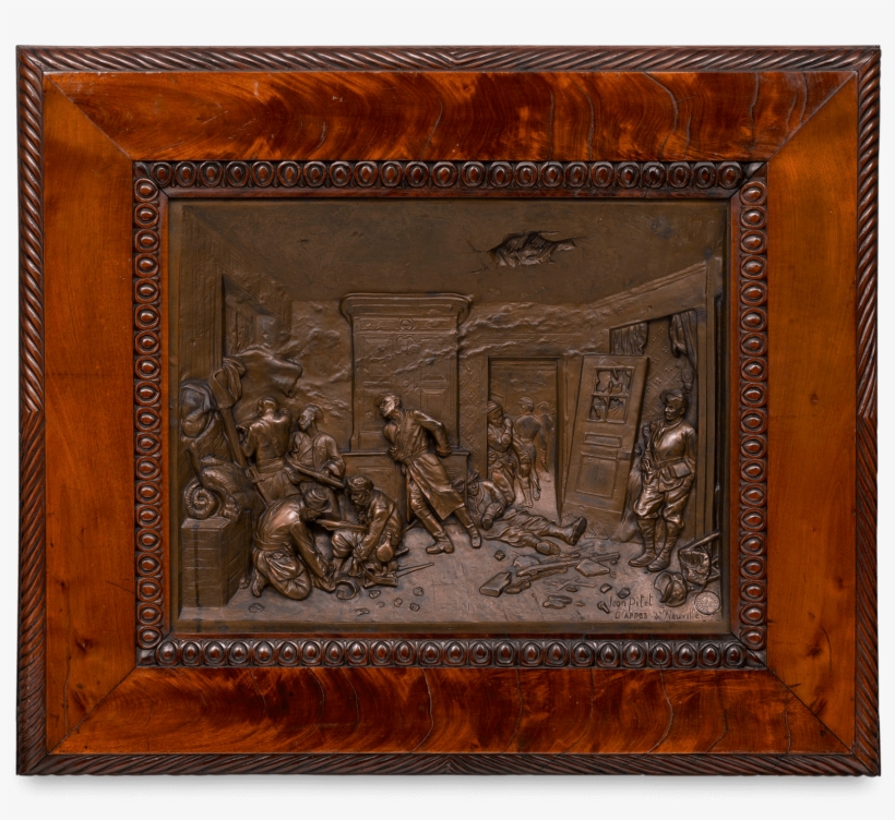 Leon Pilet, Fine Art, Bronze Sculpture, The Last Cartridge - Bronze, transparent png #3867626