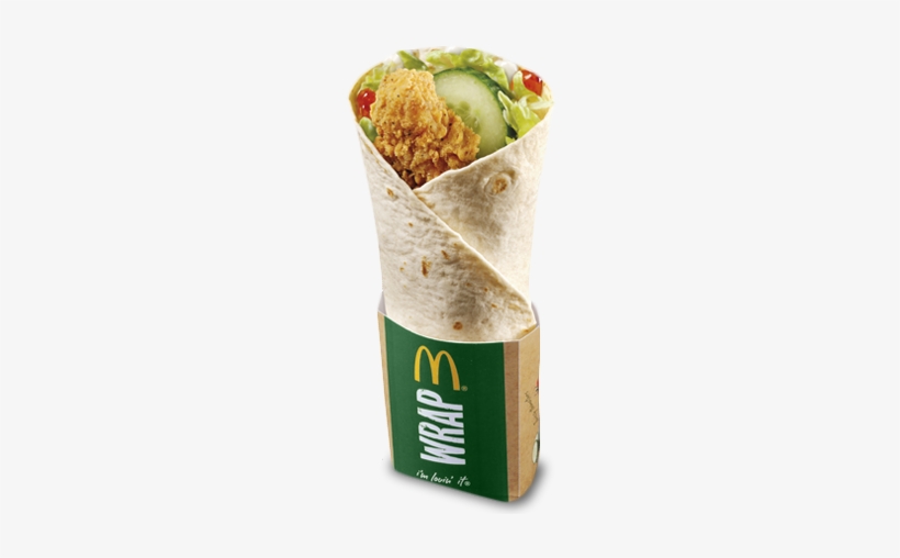 Sweet Chilli Crispy Chicken Wrap - Mcdonald's Wrap, transparent png #3867629