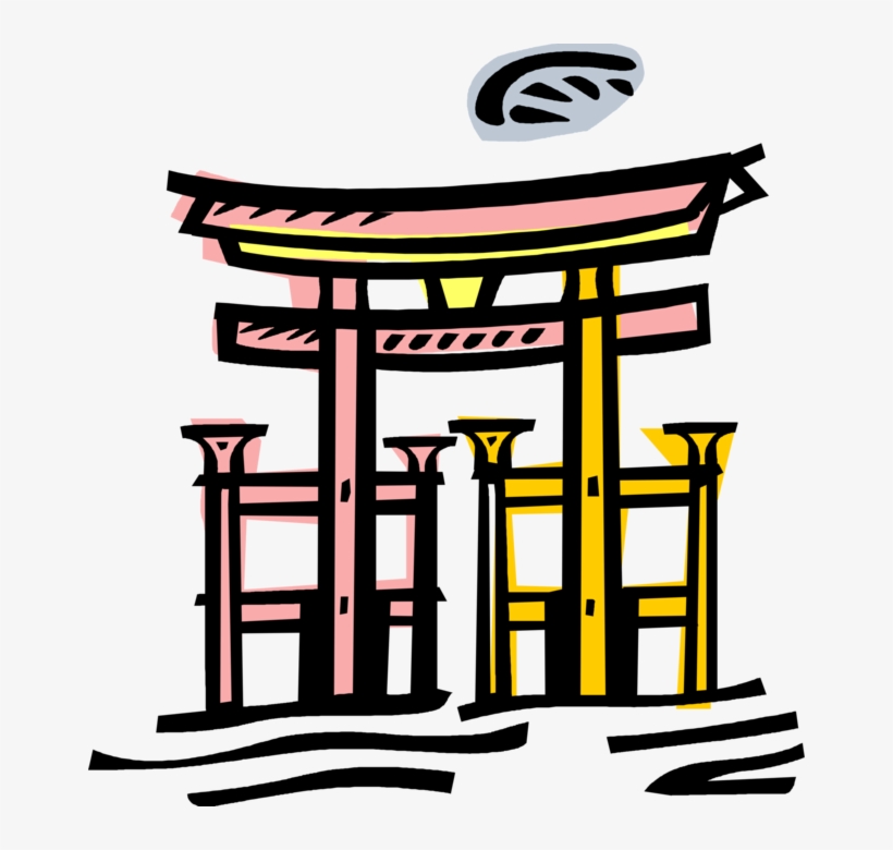Vector Illustration Of Japanese Traditional Buddhist - Buddhism, transparent png #3867652