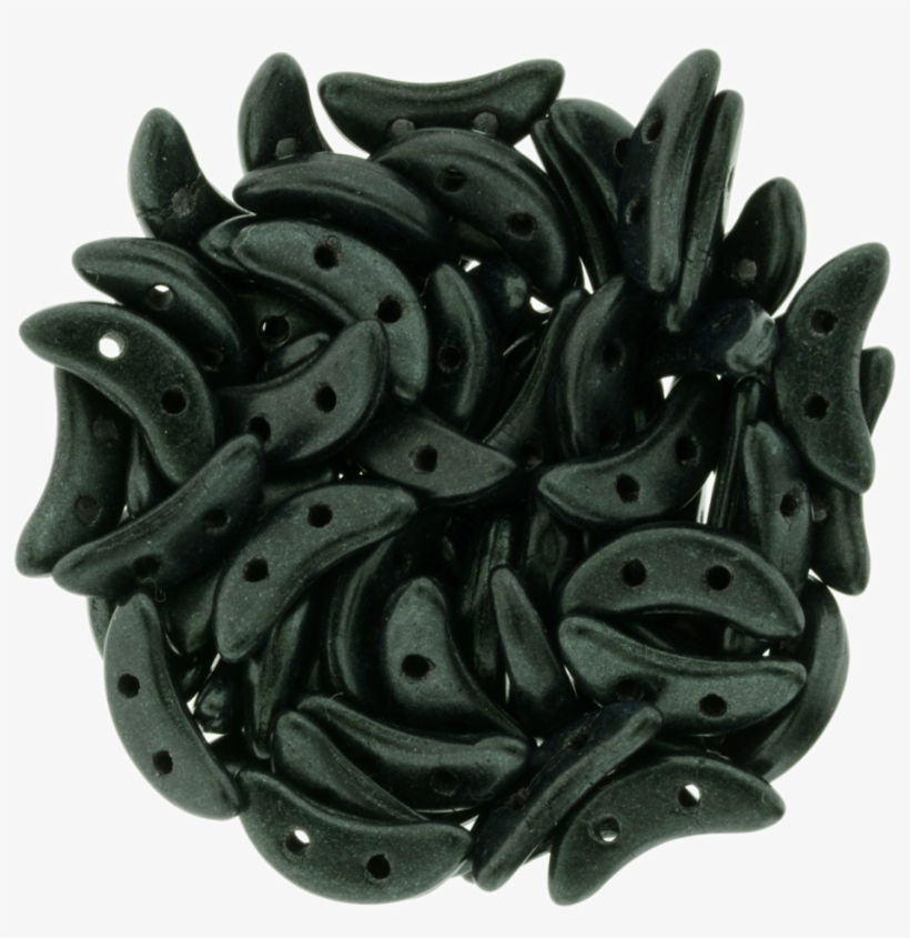 Czechmates 3x10mm Two Hole Crescent Metallic Suede - Czechmates Crescent (391-310-79052) Metallic Suede, transparent png #3867898