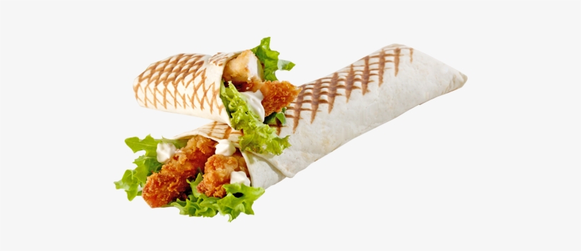 Chicken Wrap - Wrap Roti, transparent png #3867925