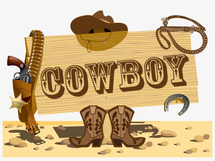 Welcome To Our Cowboy Party Wild West Themed Props - Chad Morgan / Australian Country Classics, transparent png #3868382