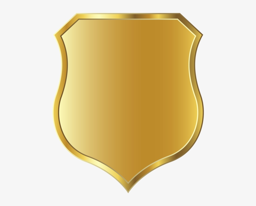Golden Badge Template Png Clipart Image - School Badge Png, transparent png #3868811