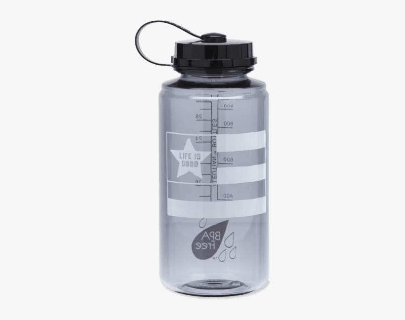 Lig Flag Water Bottle - Life Is Good L.i.g. Flag Water Bottle, transparent png #3869469