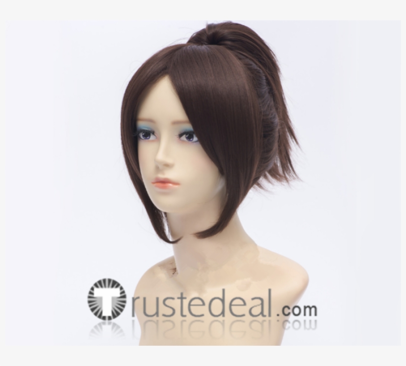 Attack On Titan Shingeki No Kyojin Hanji Zoe Brown - Wig, transparent png #3870199