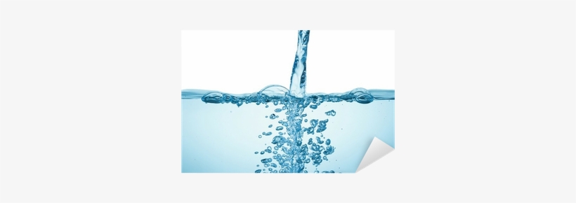 Clean Running Water And The Bubbles Sticker • Pixers® - Water Running, transparent png #3870528