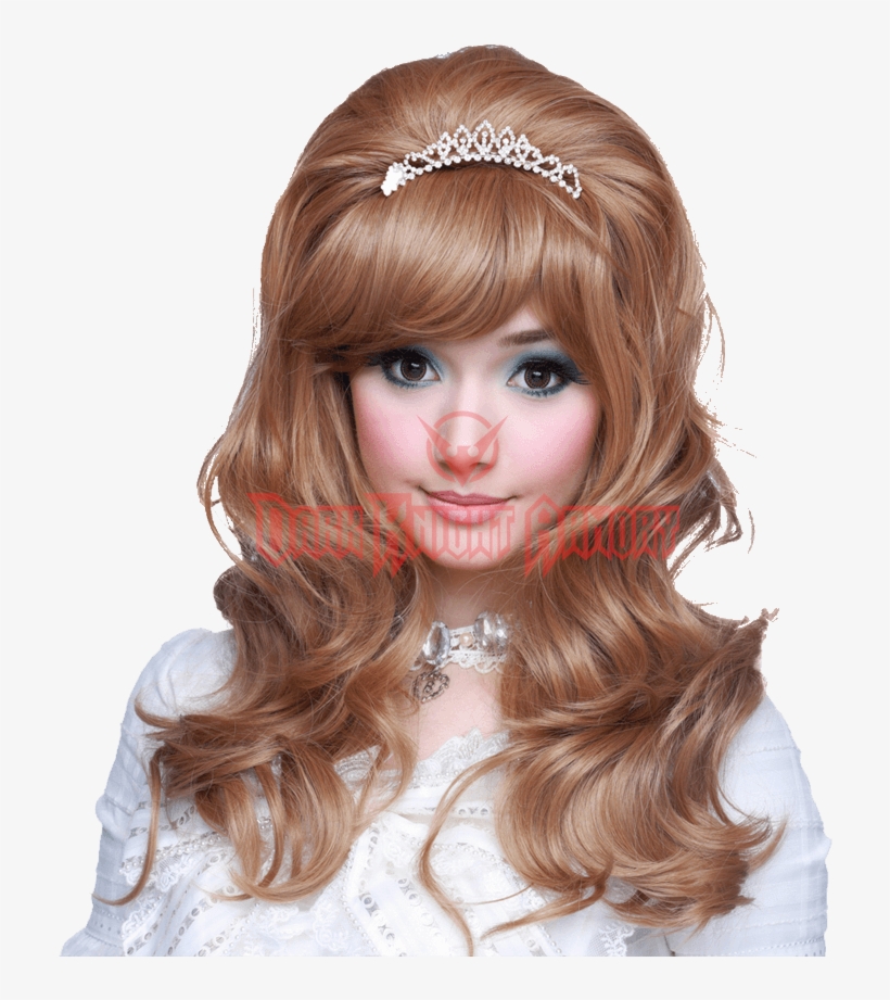 Gothic Lolita Princess Light Brown Wig - Light Brown Wig, transparent png #3870608