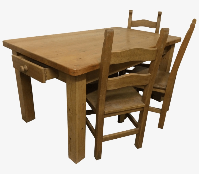 Table And Chairs - Conjunto Mesa Extensível, transparent png #3870799