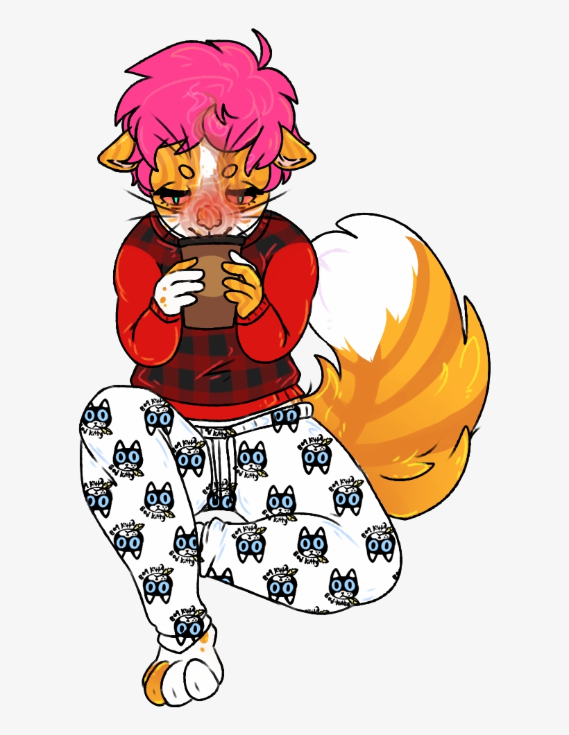 Sick Cat Ft - Cartoon, transparent png #3871158