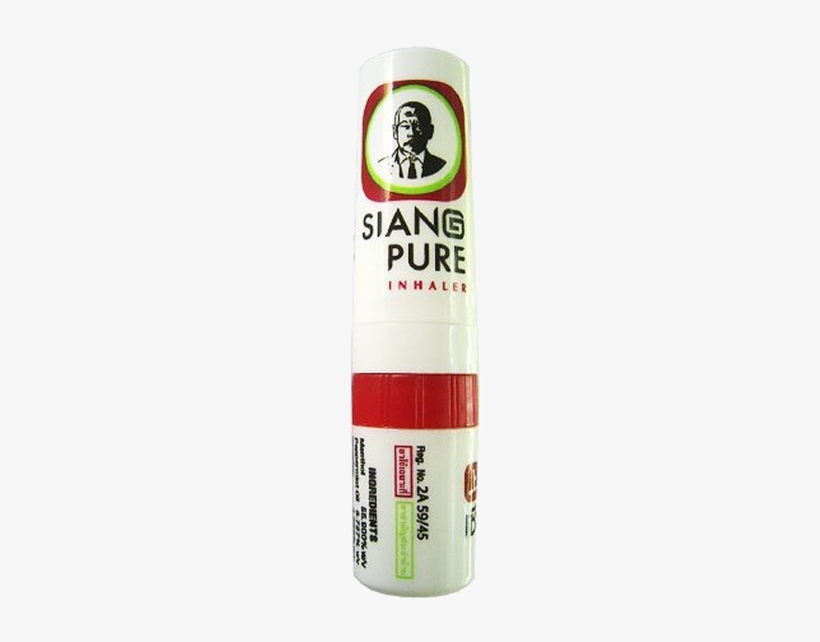 Siang Pure 2 In 1 Herbal Inhaler & Oil 1pc - Siang Pure Inhaler Formula 2, transparent png #3871361