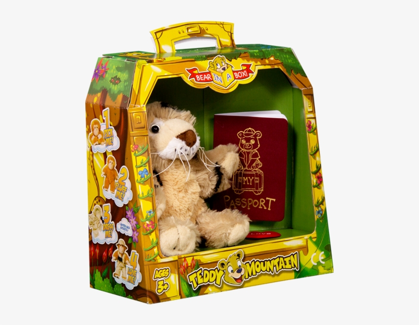 Bear In A Box By Teddy Mountain - Teddy Mountain, transparent png #3871414