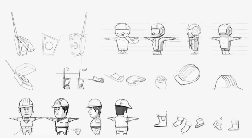 Chris Riehl Led Mirada's Team Of Animators And Artists - Line Art, transparent png #3871423