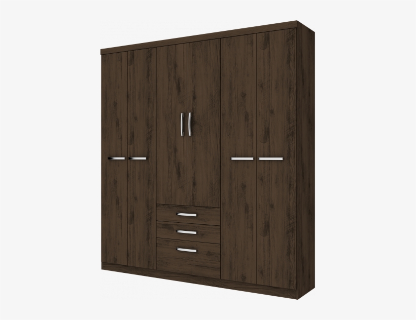 6-door Econ Wardrobe - Wardrobe, transparent png #3871955