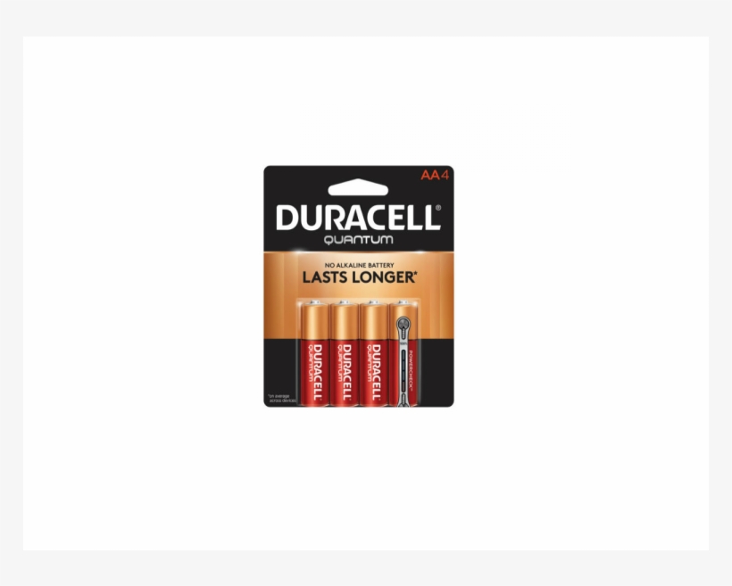 Duracell 66253 Quantum Alkaline Aaa Batteries 8 Per, transparent png #3871979