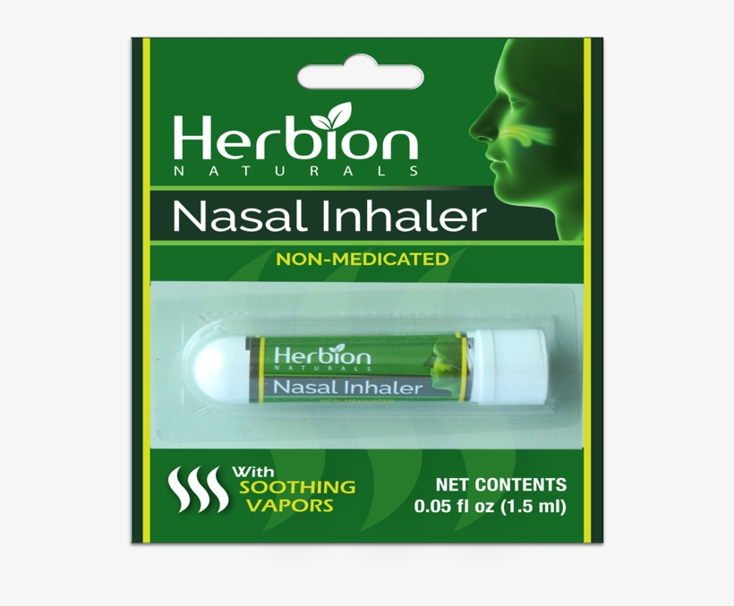 Nasal Inhaler By Herbion Naturals Comes With Soothing - Herbion International, Inc., transparent png #3872112