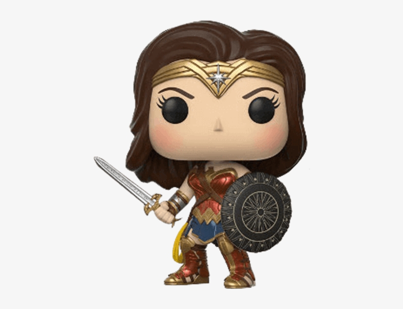 Wonder Woman Shield Pop Figure - Funko Pop Wonder Woman 172, transparent png #3872113