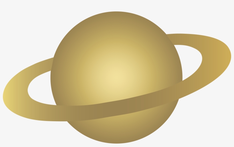 Planet Clipart Transparent Background - Cartoon Saturn Transparent Background, transparent png #3872158