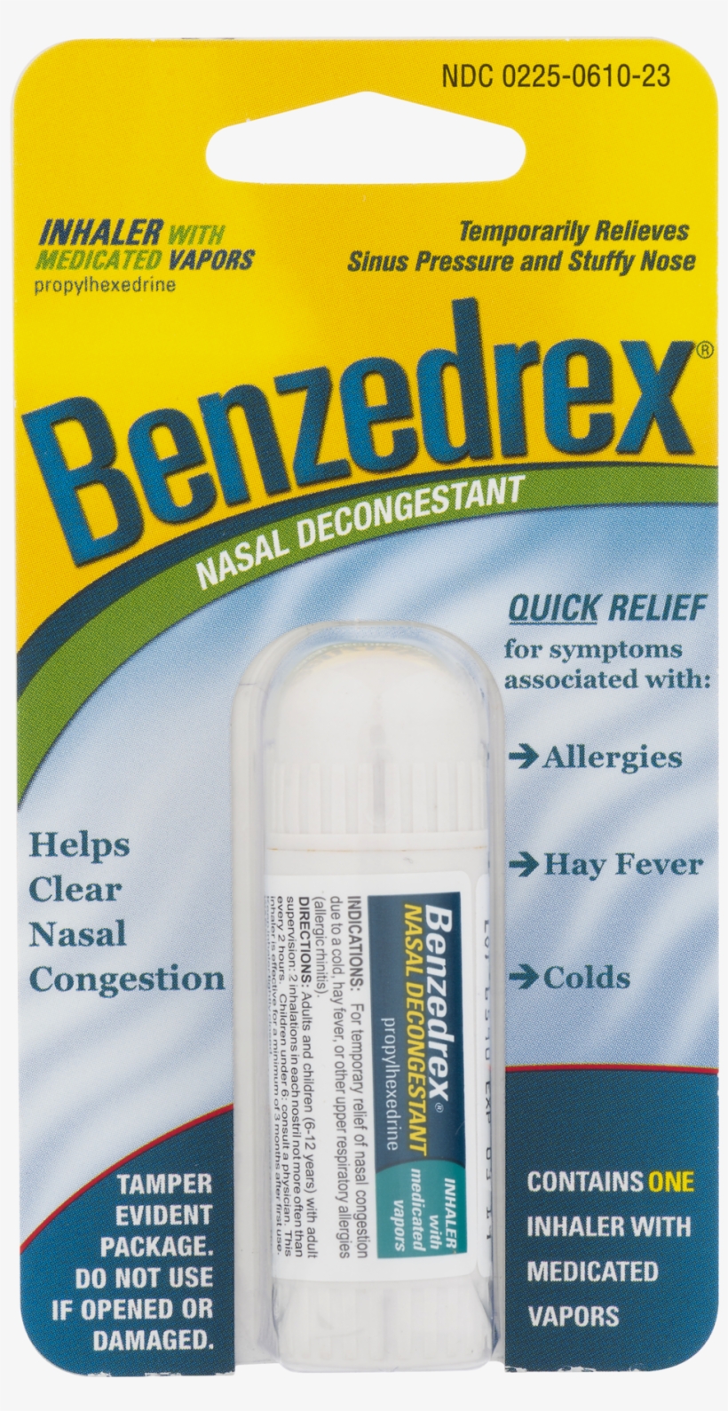 Nasal Inhaler Benzedrex, transparent png #3872535