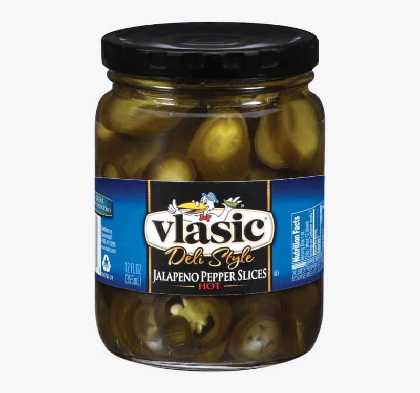 Hot Jalapeno Slices - Vlasic Jalapeno Pepper Slices, Deli Style - 12 Fl Oz, transparent png #3873099