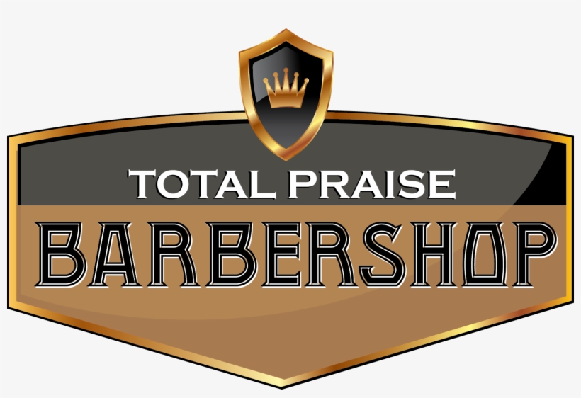 Total Praise Barbershop Logo - Emblem, transparent png #3873699