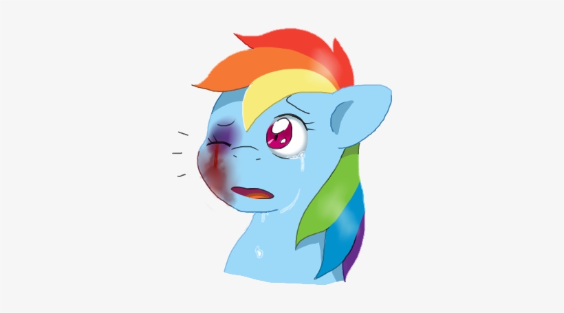 Stockingstreams, Black Eye, Blood, Crying, Dashabuse, - Eye Crying Rainbow Drawings, transparent png #3874201