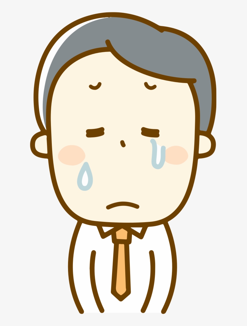 Crying Male - コーヒー ブレイク イラスト, transparent png #3874256