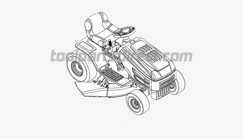 Mtd 13al608g731 Riding Lawn Mower Parts Tool Parts - Tractor, transparent png #3874454