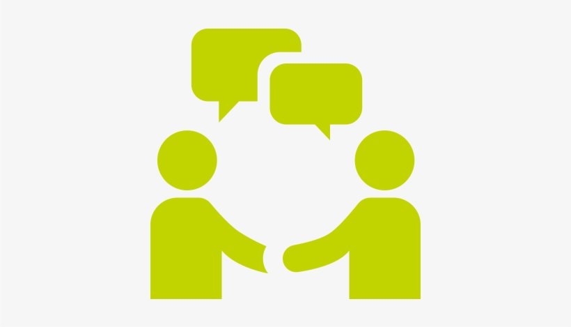 Two People Talking Icon - Unity Hands Logo Png, transparent png #3874601