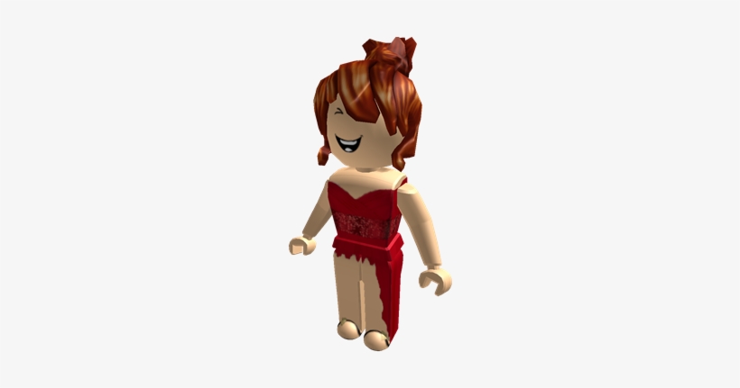Red Dress Girl Roblox Red Dress Girl Free Transparent Png Download Pngkey