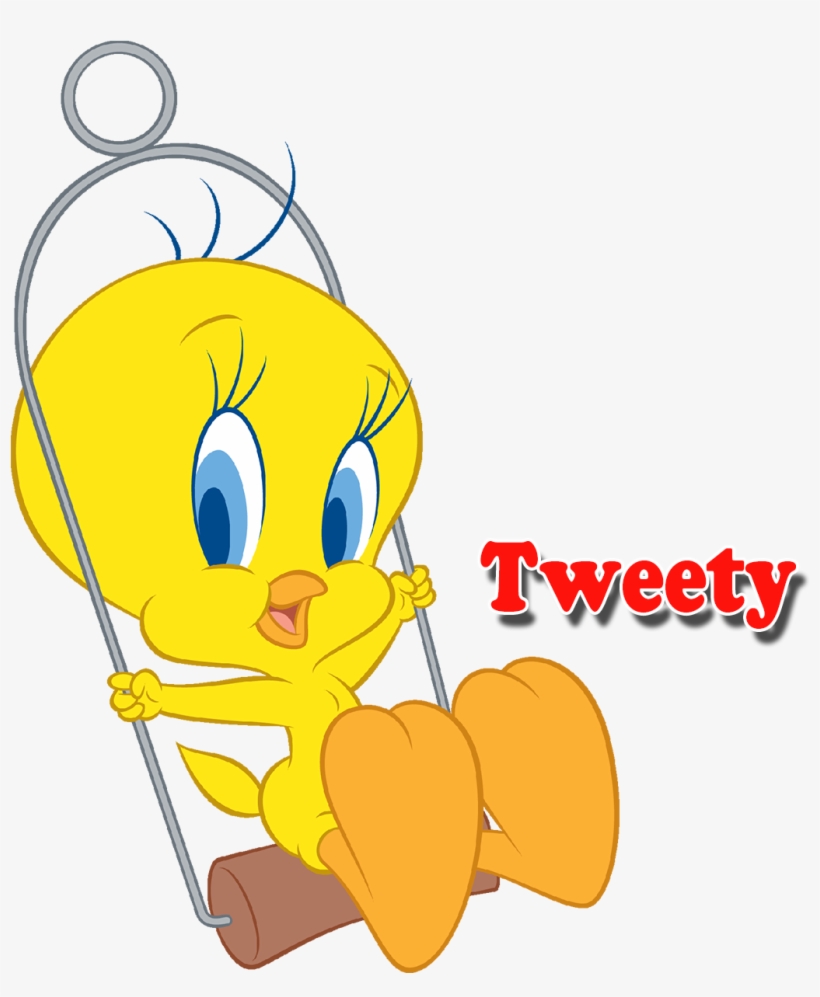 Tweety Bird Swinging, transparent png #3874914