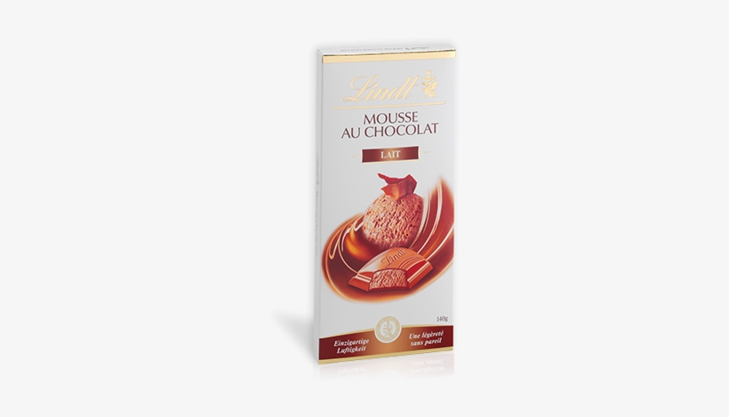 Mousse Milk Chocolate Bar - Lindt Milk Chocolate Mousse, transparent png #3875175