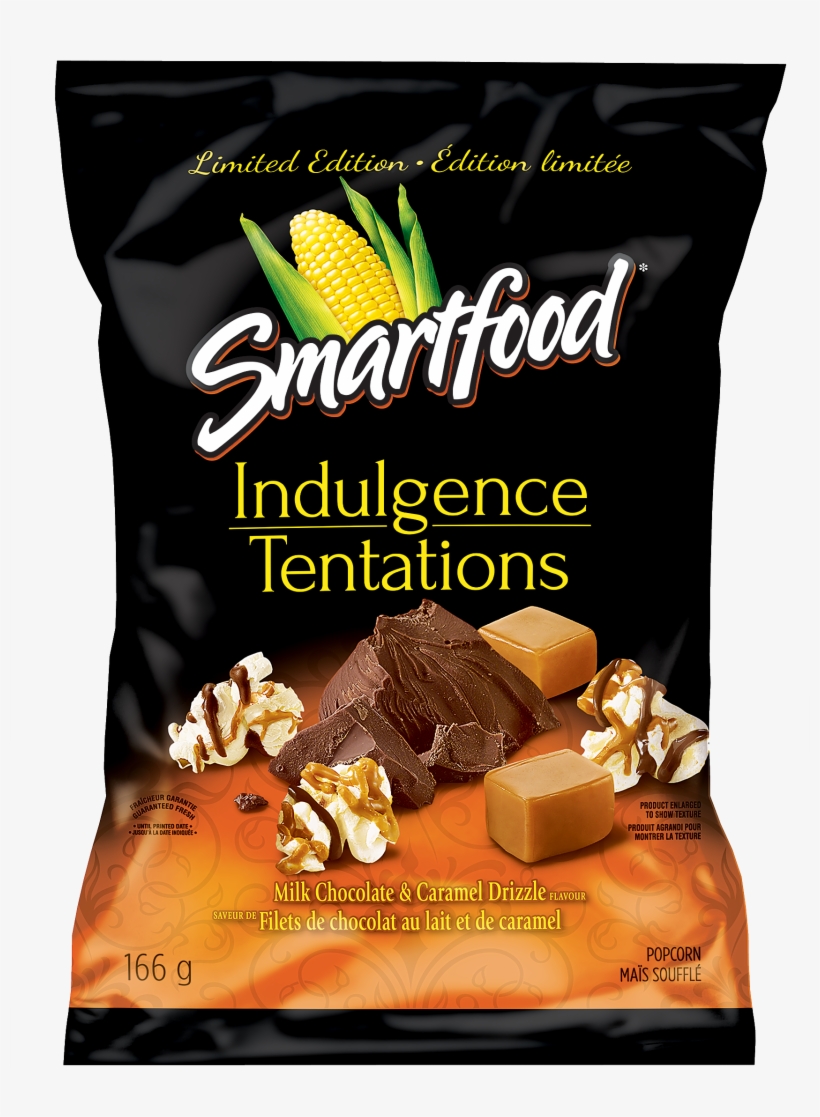 Smartfood® Indulgence Milk Chocolate & Caramel Drizzle - Smart Food, transparent png #3875486