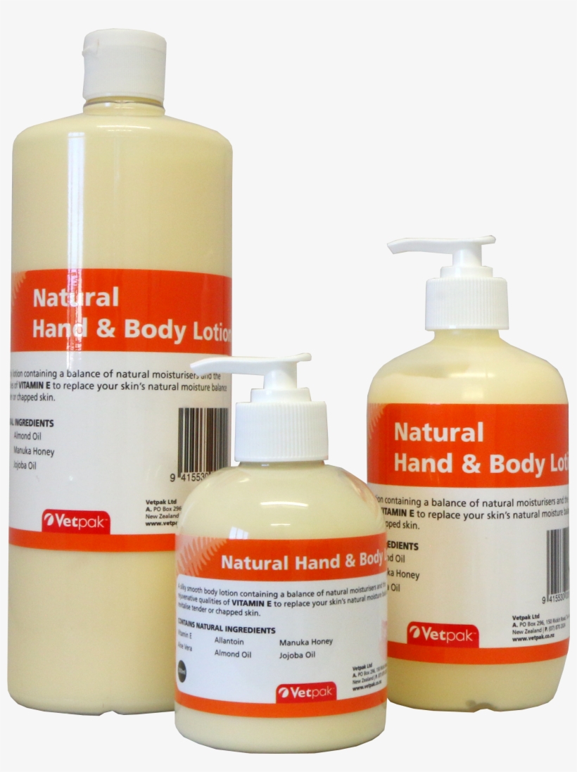 Nautral Hand And Body Lotion - Veterinary Products With Honey, transparent png #3875513