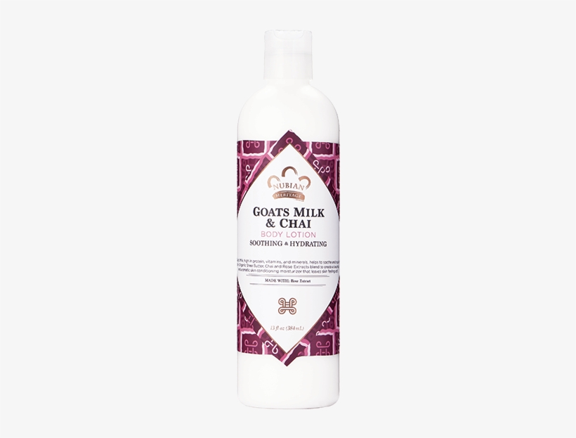 Goat's Milk & Chai Body Lotion - Nubian Heritage Goat's Milk & Chai Body Lotion, transparent png #3875557