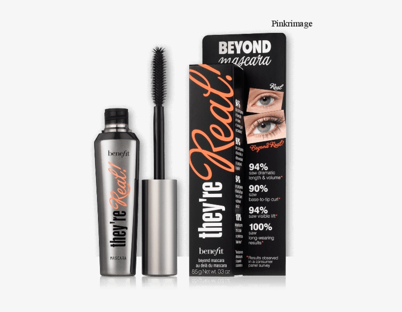 Best Makeup Products For Weddings - Benefit Cosmetics They're Real! Mascara, transparent png #3876364