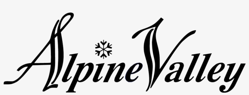 Resort Logo - Alpine Valley Ski Resort Logo, transparent png #3876665