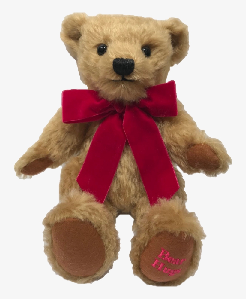 'bear Hugs' Teddy Bear, Dark Pink Ribbon, transparent png #3876757