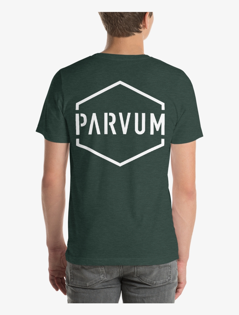 Forest Green Marl Parvum Rear Logo Unisex Jersey - We Should All Care Tshirt, transparent png #3876837