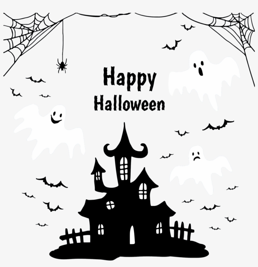 Free Happy Halloween Vector Free - Labor Day Banners - Customize Your Own Holiday Banner, transparent png #3876886