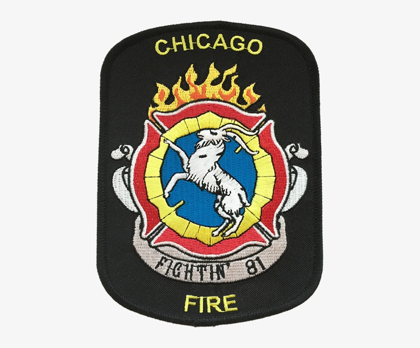 Chicago Fire Tv Show Shoulder Patch - Chicago Fire Fighting 81, transparent png #3877248