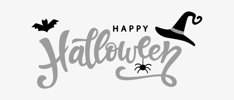 S50019 “happy Halloween” - Happy Halloween Typography, transparent png #3877250