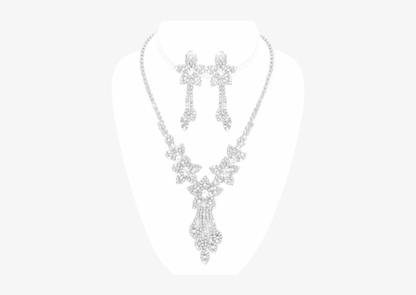 Vector Transparent Stock On Earrings Necklace Sets - Earring, transparent png #3877294