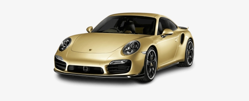 Gold Porche - Porsche, transparent png #3877379